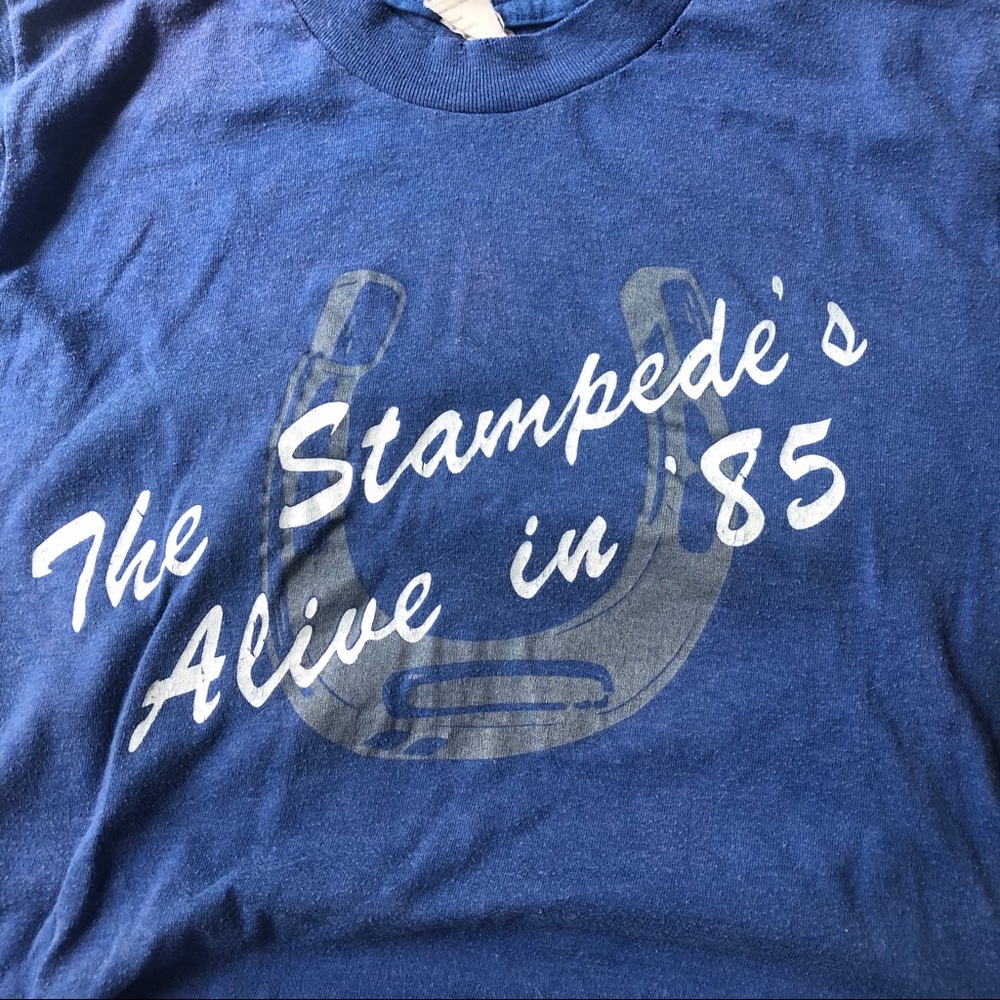 Vintage “The Stampede’s Alive in 85” tee
